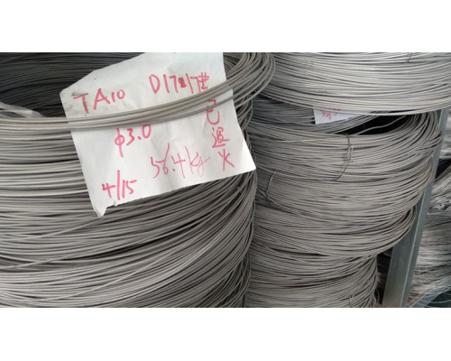 TA10鈦絲退火鈦盤絲3.0mm