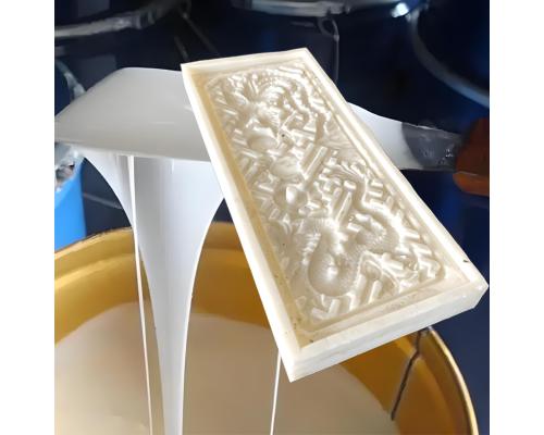 白色液体模具硅胶用于制作水泥构件模具制品