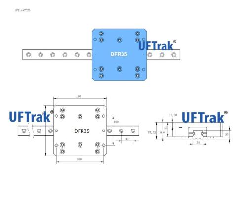 UFTrak高速滚轮导轨 DFR35