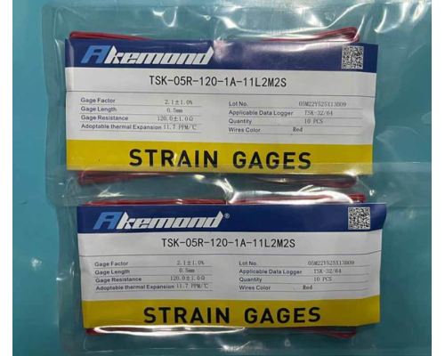 AKEMOND单轴应变片TSK-05R-120-1A-11L1M2S