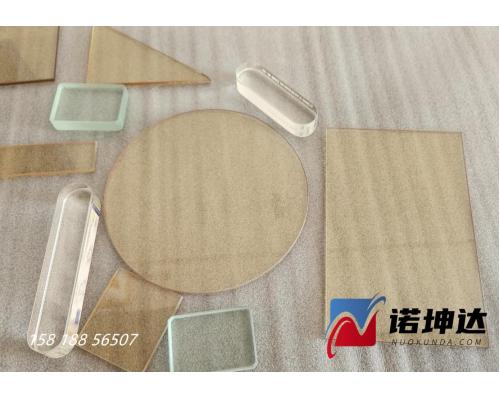 定制小玻璃片实验室用玻璃隔板高透任意尺寸耐高温圆形方形玻璃板