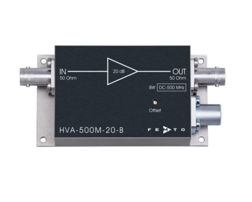 500 MHZ带宽低噪声电压放大器模块HVA-500M-20-B