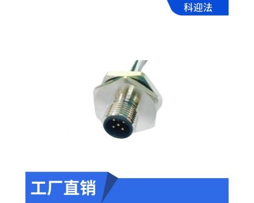 航空插座公母IP67M12防水UL连接器