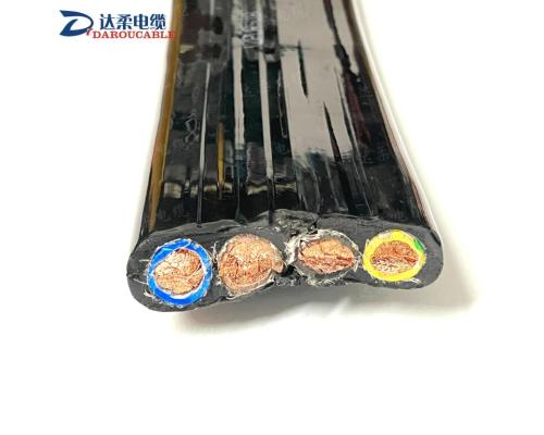 聚氨酯扁电缆移动式电气设备卷筒扁形电缆