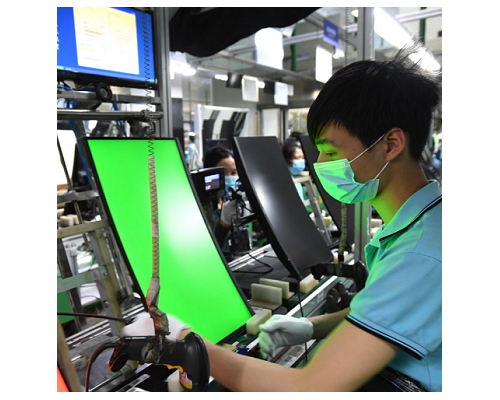 液晶顯示器倍速鏈組裝線