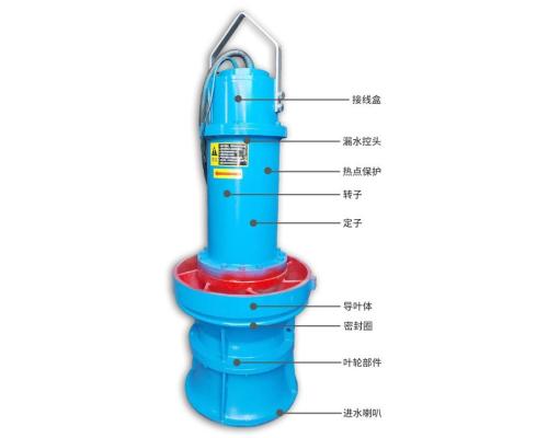 立式潛水軸流泵IP68防護(hù)水下運行