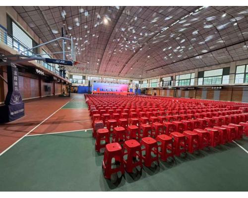 安全会议活动宣传场地布置
