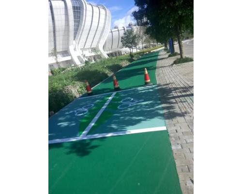 彎道水性SP彩色防滑路面