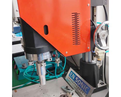 尼龍玻纖材質葉輪超聲波塑料壓合焊接機