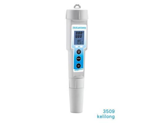PH-3509防水型 pH/EC/TDS/鹽度/溫度 多參數測試儀