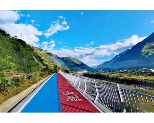 減速區水性EAU彩色防滑路面