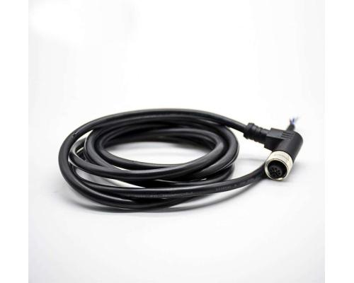 M12防水17PIN彎頭圓形母頭電纜連接器