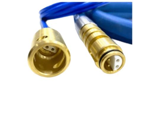 煤礦用隔爆型電源接線箱快插接頭連接器2針2孔航空插座