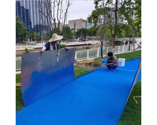 辅路盲道水性EAU彩色防滑路面