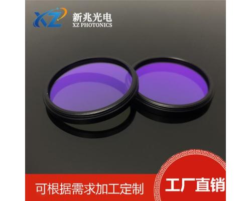 超白玻璃BP720nm带卡圈带通滤光片光学元件支持打样