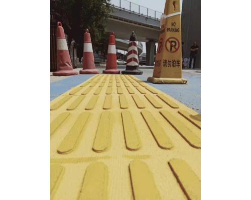 聚合物现浇金刚盲道施工工艺