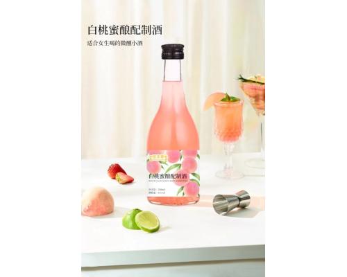 白桃蜜酿配制酒