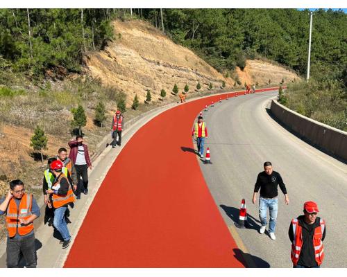 高架路高分子彩色路面