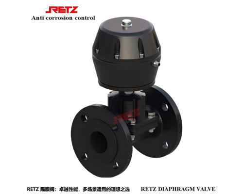 RETZ进口进口气动衬胶隔膜阀