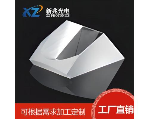 K9玻璃半屋棱镜显微镜镜片斜面镀铝膜高精度棱镜
