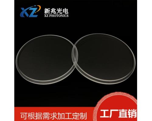 蓝宝石台阶玻璃高透超白玻璃钢化玻璃圆片光学元件