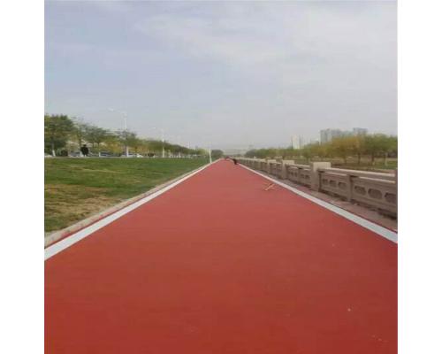 交叉路口水性EAU彩色防滑路面