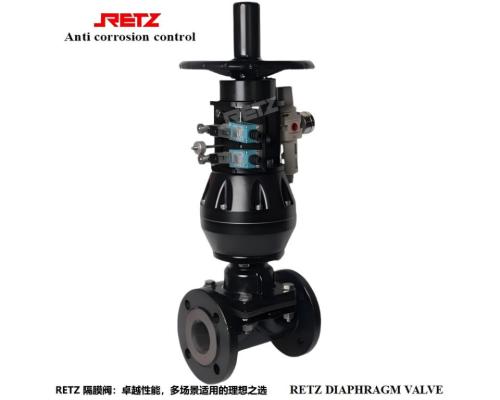 RETZ进口气动常闭式隔膜阀