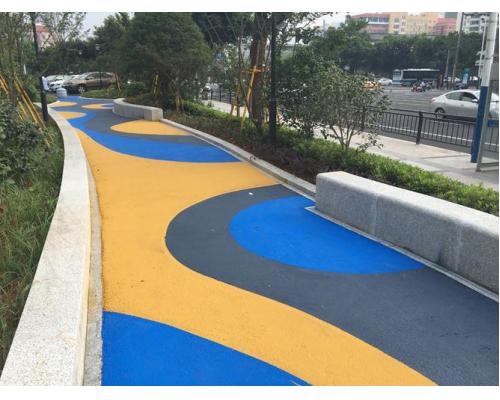 景观步道水性SP彩色防滑路面