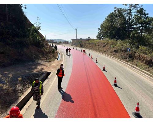 市政道路彩色稀浆混合料