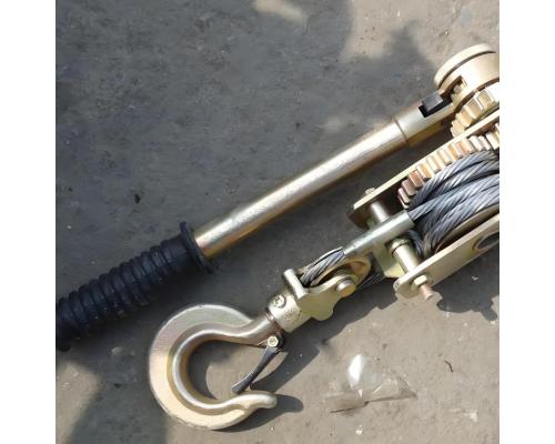 棘轮式捆绑器杠杆式拉紧器矿用双钩紧线器