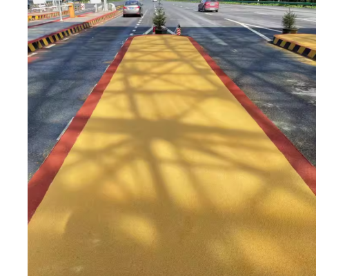 弯道聚合物防滑路面