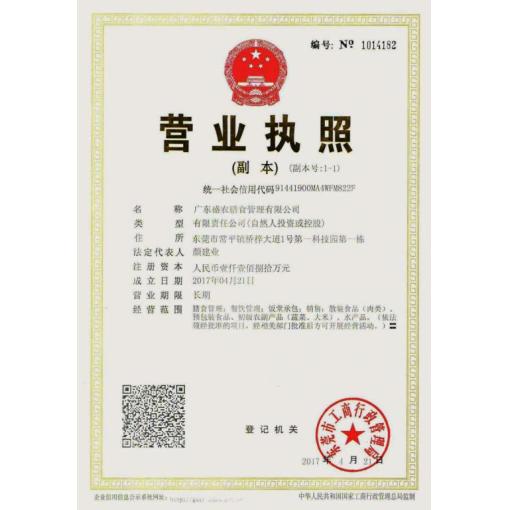 工商营业执照