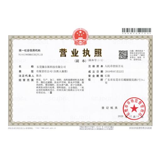 工商营业执照