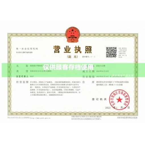 工商营业执照