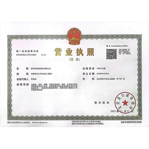 工商營業(yè)執(zhí)照