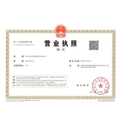 工商營業執照
